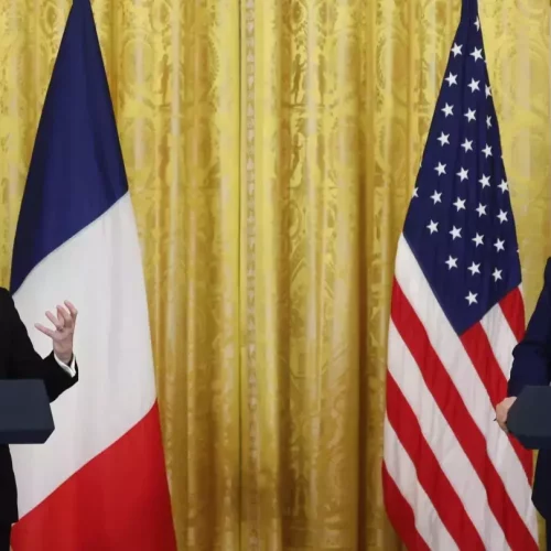 Trump expresses hope war in Ukraine nears end as he meets with Macron